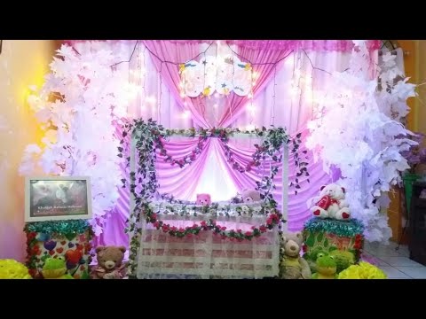 DIY Dekorasi Aqiqah Sederhana  Di Rumah YouTube