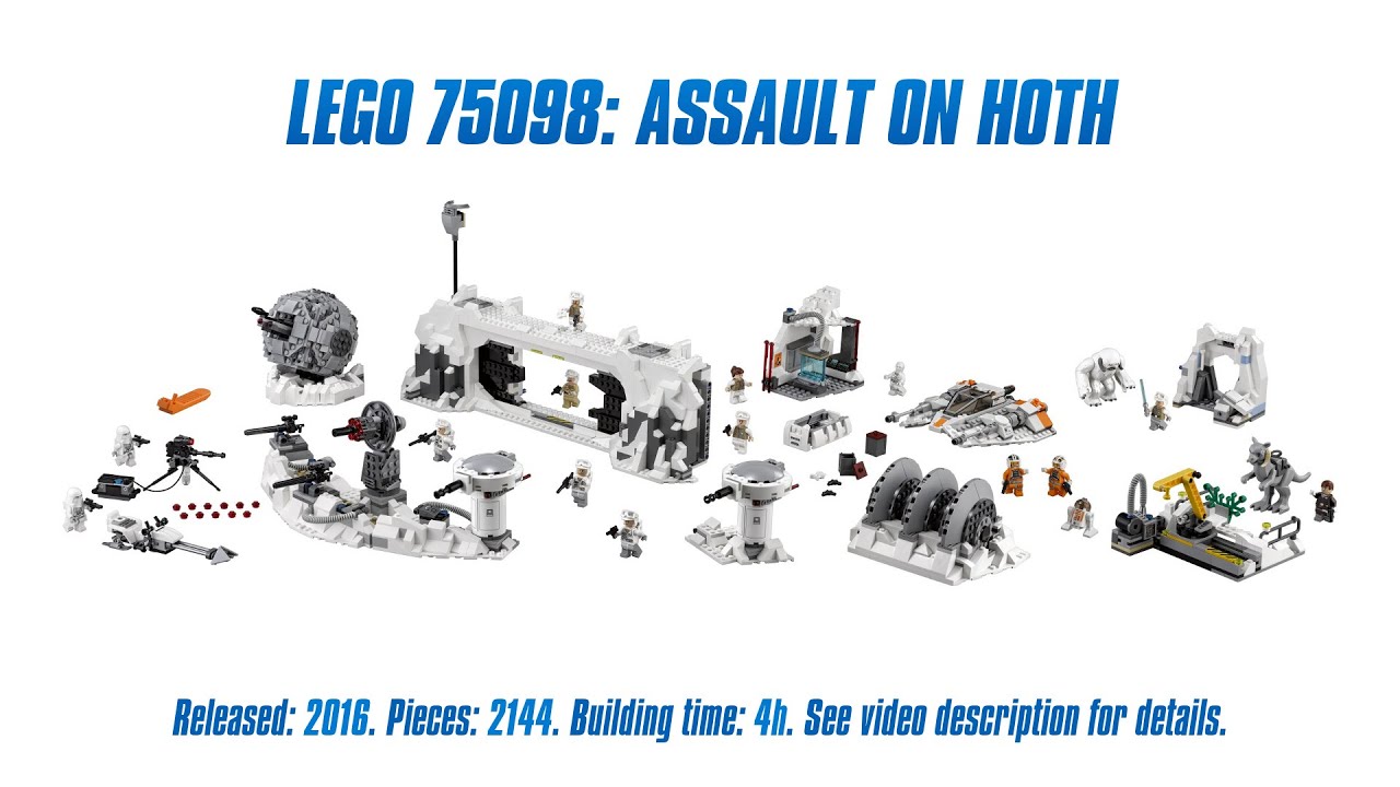 'Lego Star Wars 75098: Assault on Hoth' Unboxing, Speed Build & Review