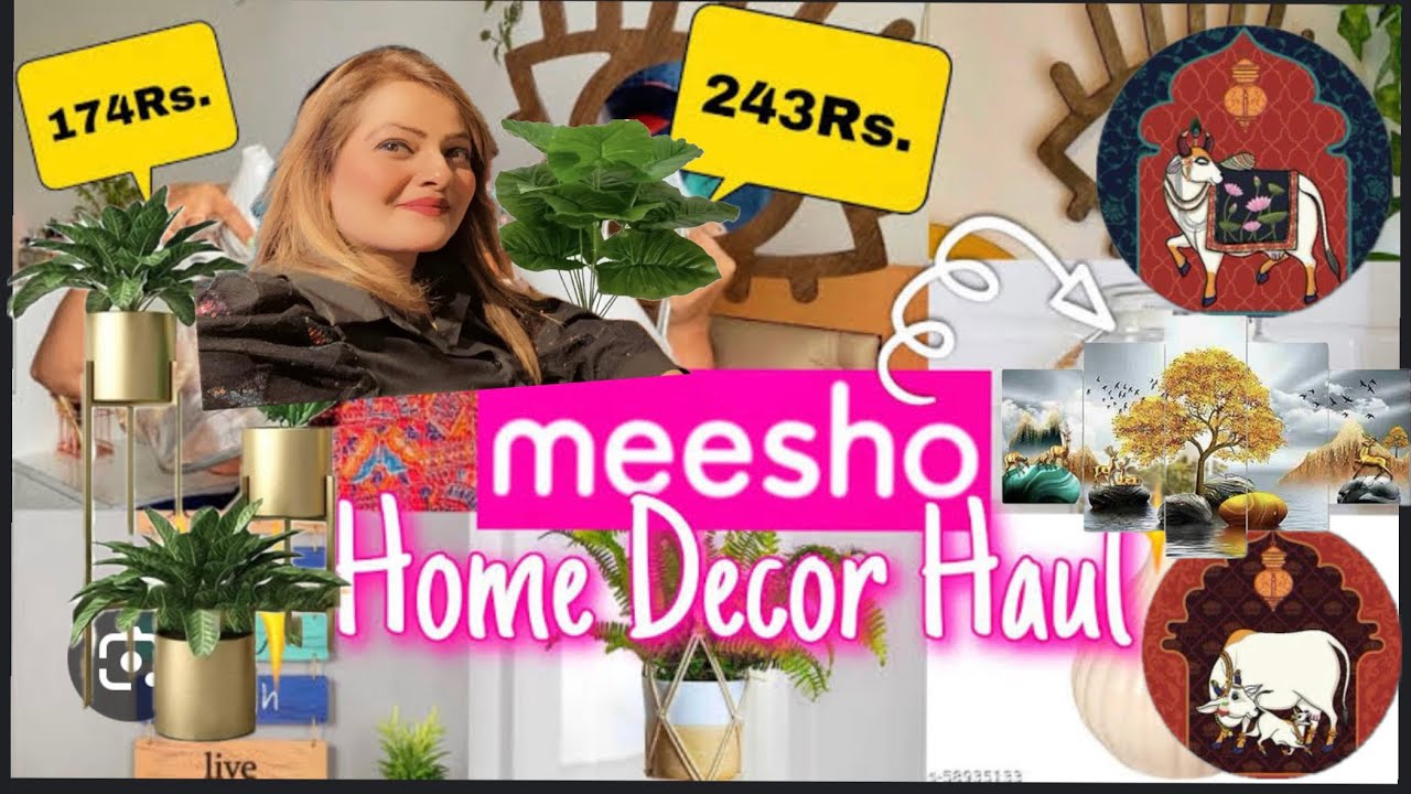 Meesho decoration haul - YouTube