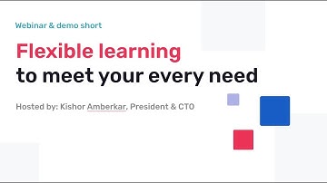 Webinar: Flexible learning