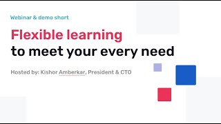 Webinar: Flexible learning screenshot 1