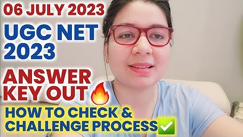 🔥UGC NET JUNE 2023 RESULT & ANSWER KEYS UPDATE BY SHEFALI MISHRA | How To Check Answer Key Process