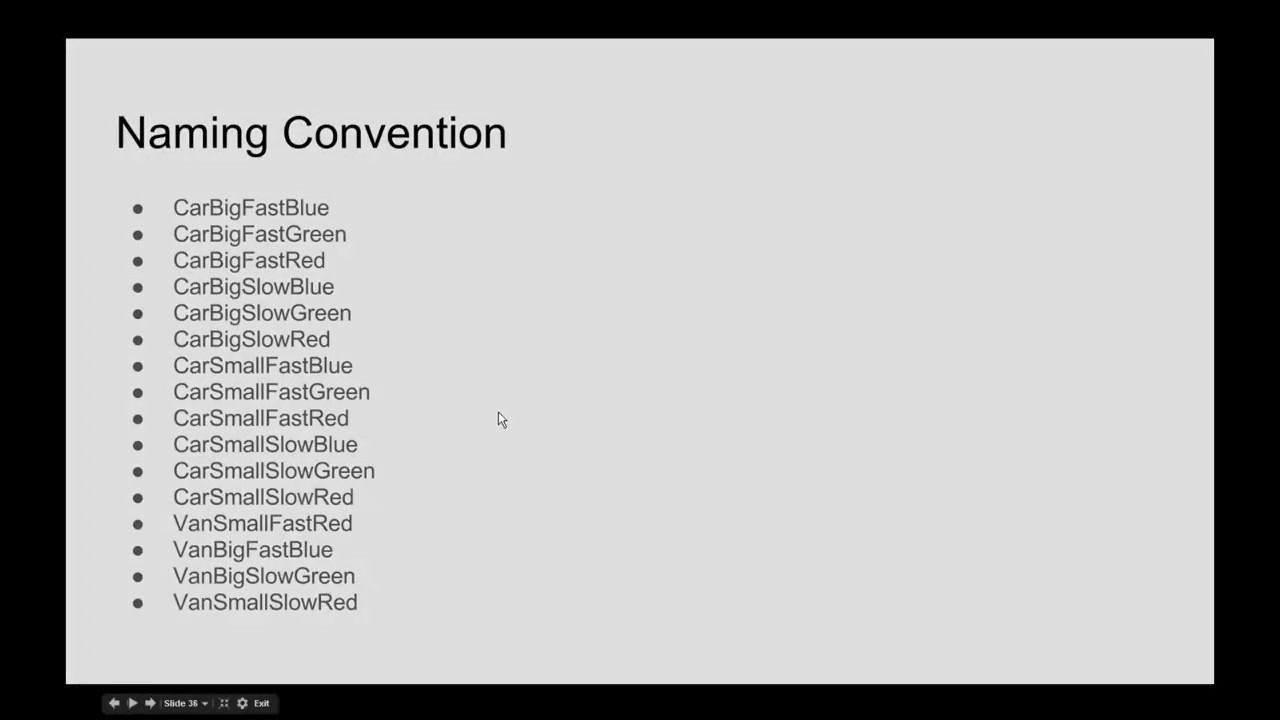 Game Data Naming Conventions YouTube