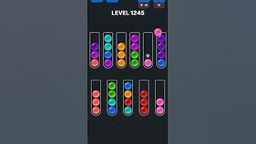 Ball Sort Puzzle 1245 #games #androidgameszone #puzzle #pop #level #gaming #colors #automobile