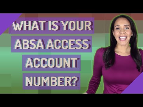 What is your Absa access account number?