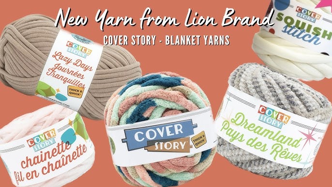 Olive Cover Story Chainette Yarn - Lion Brand