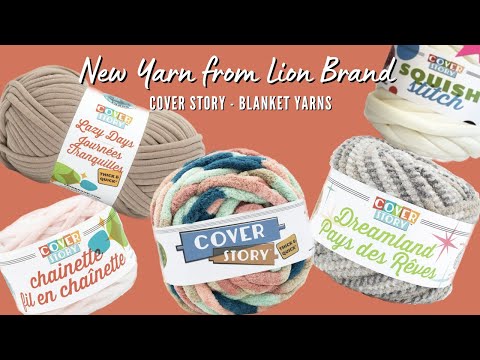 Lion Brand Super Bulky Polyester Coverstory Blanket Yarn by Lion Brand