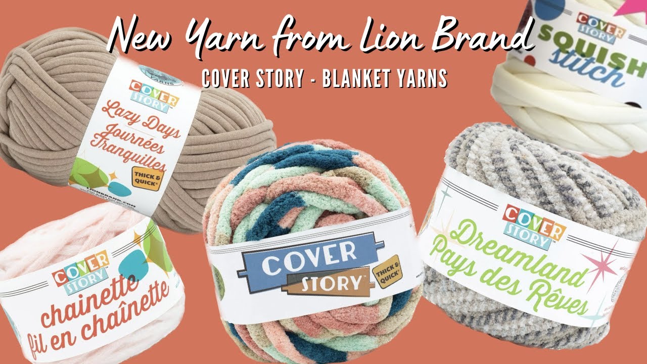 1 Skein) Lion Brand Yarn 533-230K Cover Story Super Bulky Yarn