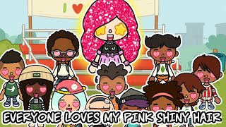 Everyone Loves My Pink Shiny Hair 🌸💞💗💖 | Toca Boca Sad Story | Toca Life World|
