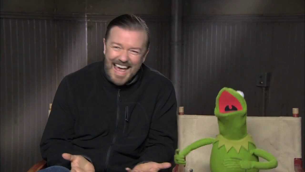 Muppets Most Wanted: Ricky Gervais "Dominic Badguy" & Constantine On