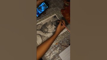 Pushpa 2 Drawing #shorts #pushpa2 #alluarjun #art