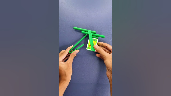 How to make matchbox gun that shoots