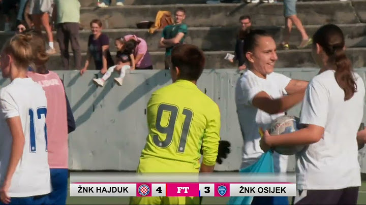 ŽNK HAJDUK vs ŽNK OSIJEK 4:3 (7. kolo, Magenta liga 24/25)