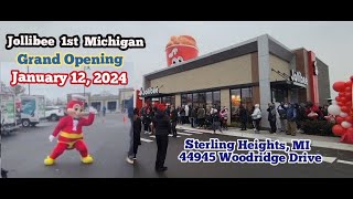 Jollibee Finally In Michigan USA #Grand Opening #michigan