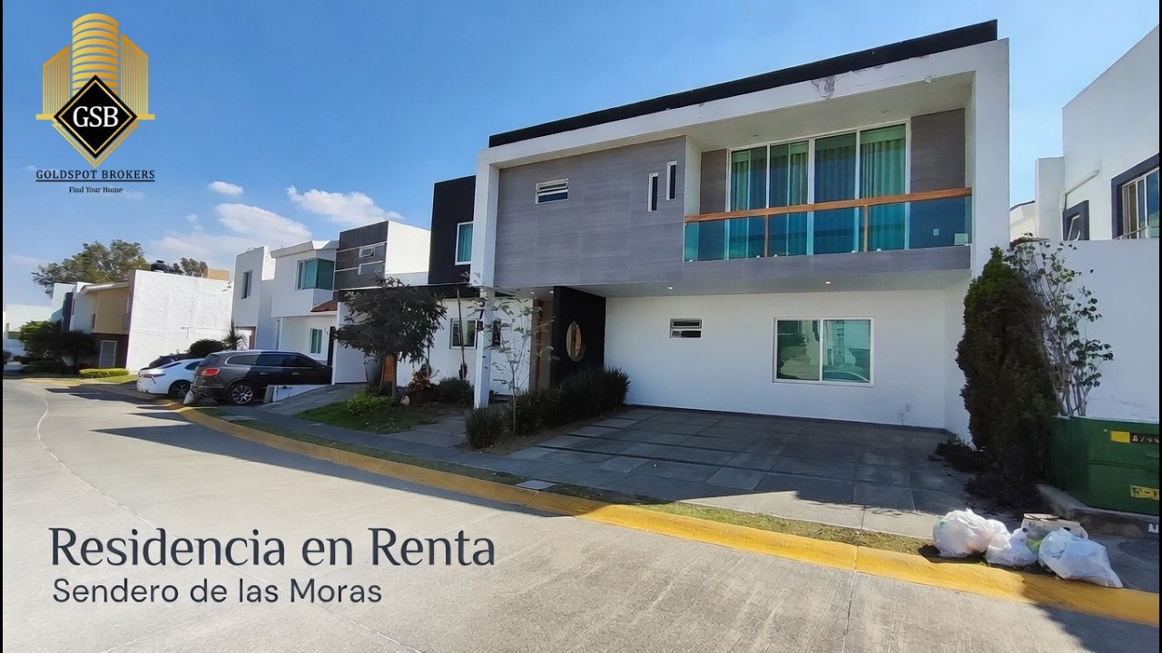 A SOLO 2 MINUTOS DE GALERÍAS SANTA ANITA, RESIDENCIA EN RENTA  FRACCIONAMIENTO SENDERO DE LAS MORAS