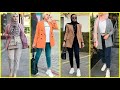 جديد تنسيقات جاكيت بليزر للمحجبات💕 2021  Blazer Outfits Hijab 💕💕