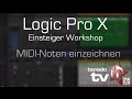 Logic Pro X Tutorial - MIDI einzeichnen