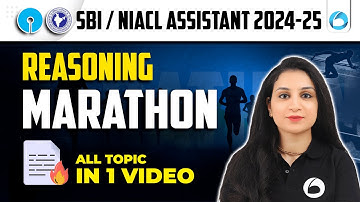 🚀 SBI/NIACL Assistant 2024-25 | Complete Reasoning Marathon | All Topics in One Video | By Shaifal