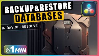 How to Backup and Restore DATABASES in Davinci Resolve screenshot 5