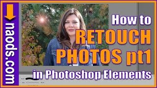 How to RETOUCH PHOTOS part 1 - Digital Scrapbooking - Photoshop Elements