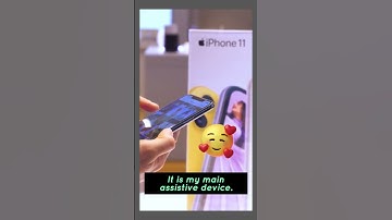 Assistive technology of iPhones for the low-vision😎 #shorts