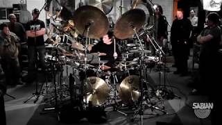 Terry Bozzio ‪All Cymbal Drum Set with SABIAN‬