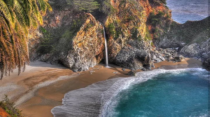 "McWay Falls, Big Sur" 45 Minute Healing Nature Re...