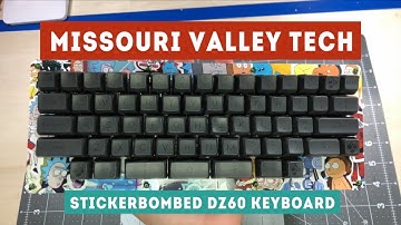 Stickerbomb DZ60 Mechanical Keyboard Build Log (HHKB Layout)