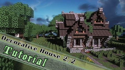 Minecraft, Small Detailed House Tutorial part 2/2, By Jeracraft