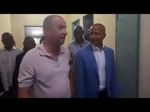 Moise Katumbi arrives at UTH to check on Chipolopolo legend Rainford Kalaba