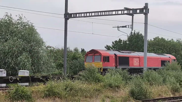 DB Cargo UK Class 66 no: 66104 @ Didcot Parkway (4021) 20/06/2025.