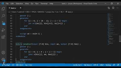 Implementing the Scott CPU Video #4 - Basic Code