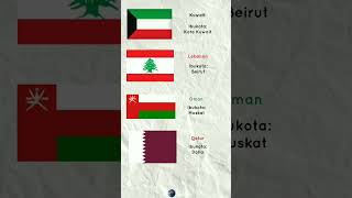 Negara-Negara di kawasan Asia Barat #shorts #fyi