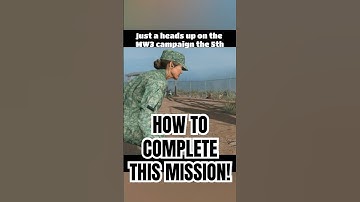 TIP! for "DEEP COVER" 5th MISSION MW3 Campaign! #shorts