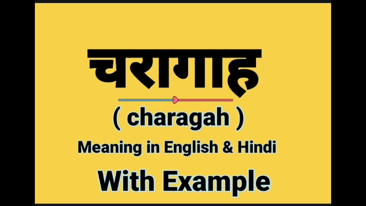 Charagaah Ko English Mai Kya charagaah-ko-english-mai-kya