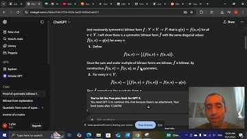 Linear algebra   finding corresponding symmetric bilinear form to quadratic form