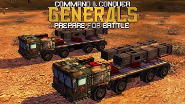 Tornado MLRS vs USA Air Force (PREPARE FOR BATTLE MOD) C&C Generals Zero Hour