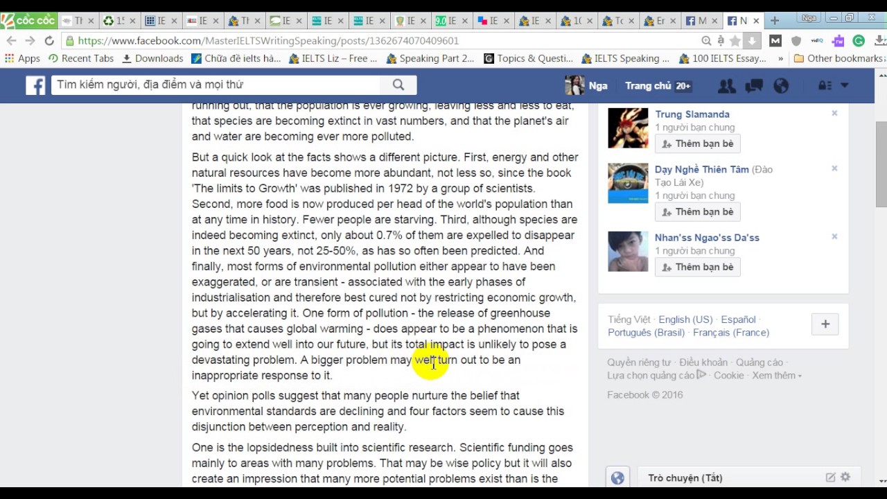 The truth about the environment- Environment (2) & hướng dẫn GIVEN