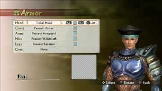Samurai Warriors 4 - All Male Costumes for Edit Character