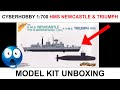 HMS Newcastle &amp; Triumph | 1:700 Cyberhobby scale model unboxing