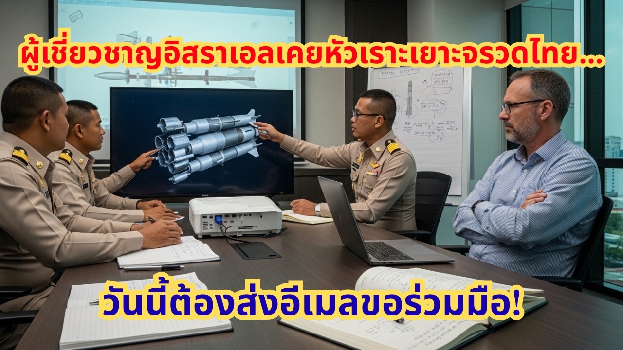 ผู้เชี่ยวชาญอิสราเอลเคยหัวเราะเยาะจรวดไทย... วันนี้ต้องส่งอีเมลขอร่วมมือ!