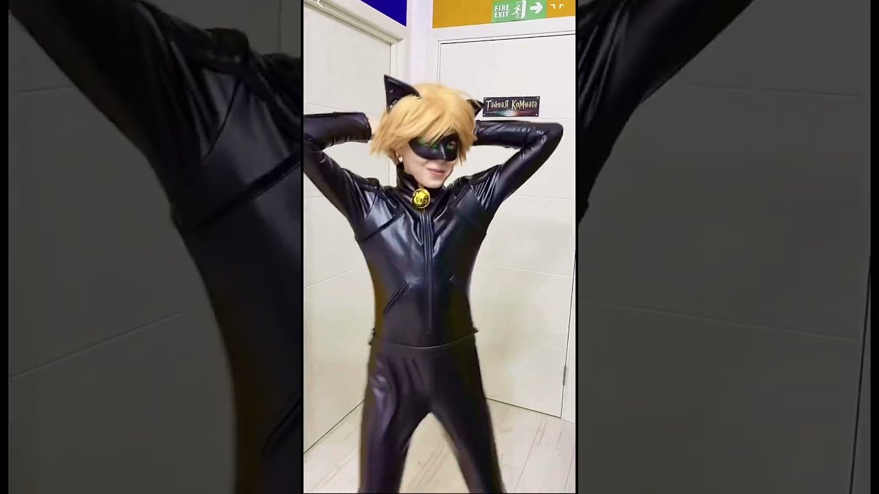 Ladybug and Cat Noir at school #ladybug #watchme #trending