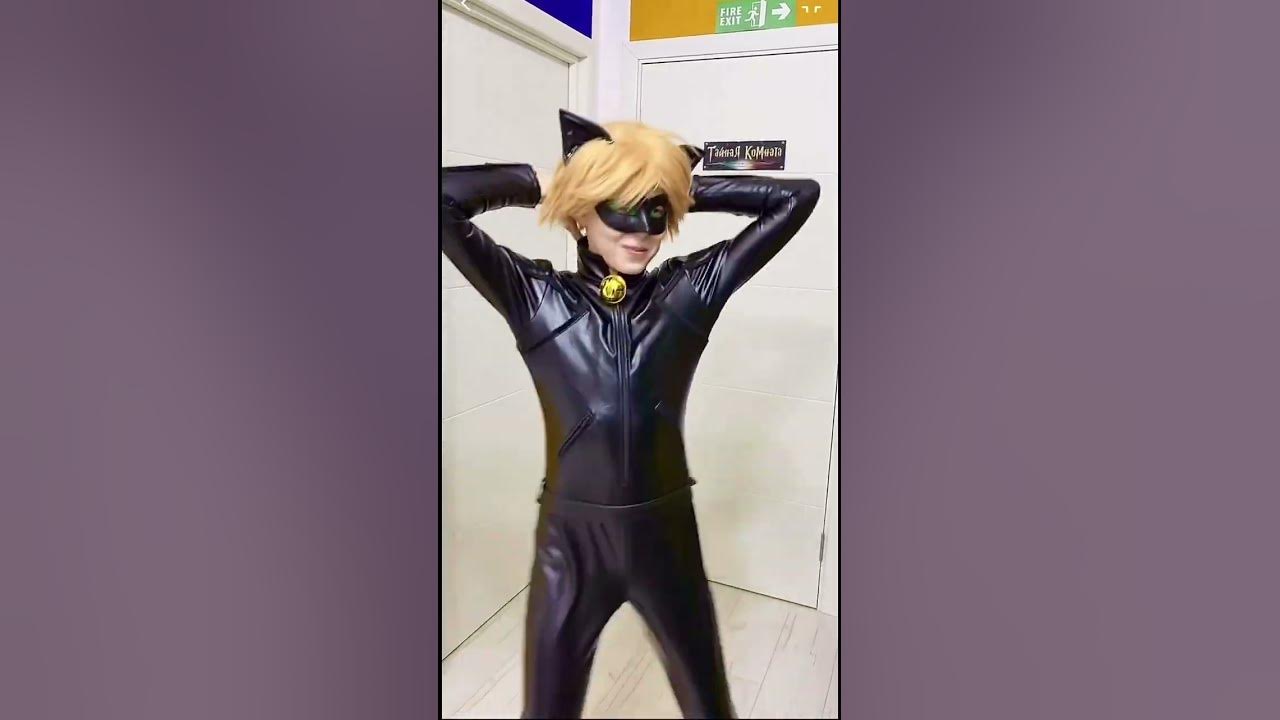 Ladybug and Cat Noir at school #ladybug #watchme #trending