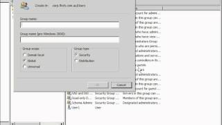 Forefront Lab - Create a Security Group for DirectAccess Clients on DC01 (Part 05/42)