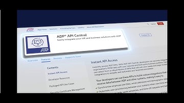 Integrate HR Systems using ADP® API Central