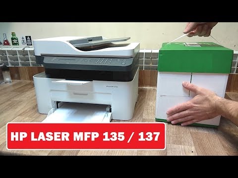 HP Laser MFP135 / MFP137 Обзор, отзывы. Прошивка
