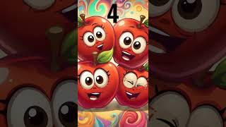 Count Apples 1 to 5 🍎 | Learning Numbers for Toddlers #shorts