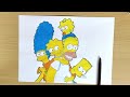 How to draw simpson family  step by step hac