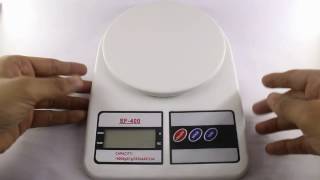 Kitchen Weighing Scale SF400 DEMO (HINDI/ENGLISH)