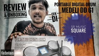 unboxing portable digital drum medeli dd 61